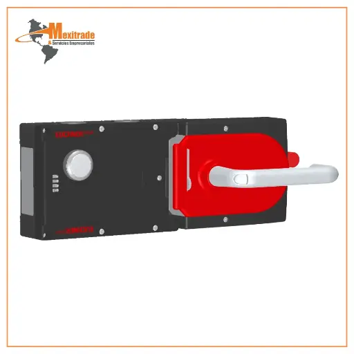 [120991] Configuración con bloqueo MGB-L1HE-ARA… (bloqueo mediante fuerza de resorte) con 1 pulsadores EUCHNER