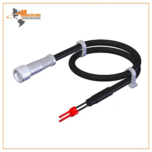 [084763] Cable de conexión con conector M8, 3 polos, 10 m C-M08F03-02X025PU10,0-ES-084763 EUCHNER