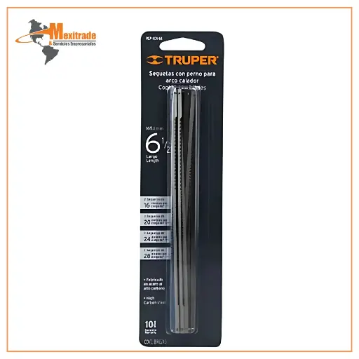 [REP-ACA-6X] Blíster con 8 seguetas de repuesto para ACA-6X, Truper