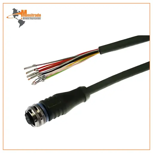 [C-L12FG-S-5m-PUR] Cable de alimentación y E/S para actuadores y sensores C-L12FG-S-5m-PUR