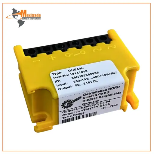 [GHE40L] Puente Rectificador Para Motor Con Freno 19141010