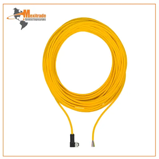 [540324] Cable de Conexión Pilz – M12 Hembra Ángulo, 8 Polos, 10m 