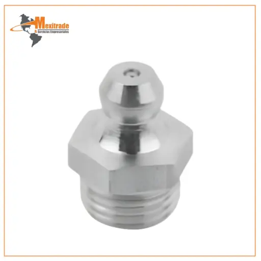 [97940-1106100] Boquilla de Engrase Recta DIN 71412 – M06x1, Forma A, NORELEM 97940-1106100