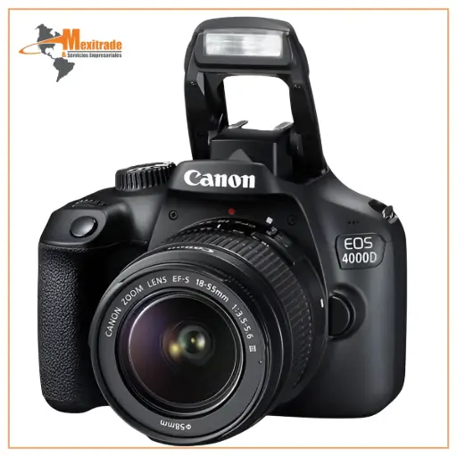 [Eos-4000D] EOS 4000D Cuerpo de cámara réflex digital con EF-S 18-55mm f/3.5-5.6 lente 3 DSLR 