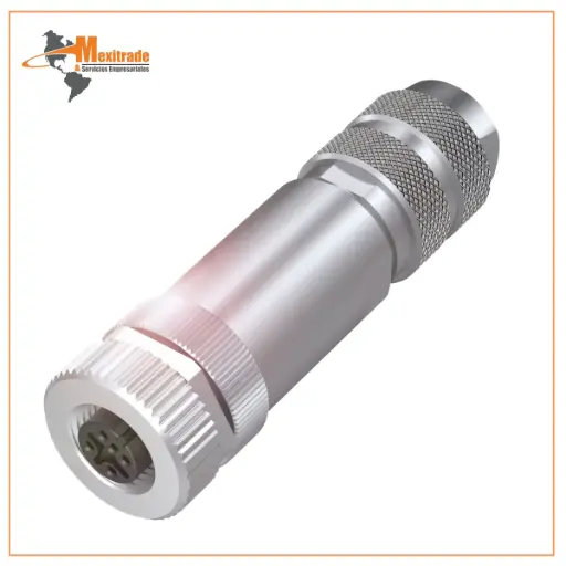 [BCC06ZN] Conector Hembra M12 5 Pines BCC06ZN CCMH