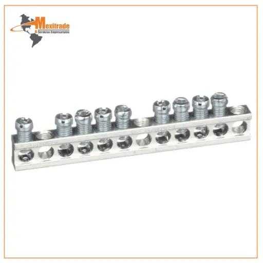 [PK9GTA] Barra de tierra cuadrada para panel de iluminación en D para panel NQOD