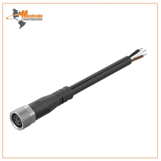 [8065117] Cable de Conexión FESTO NEBL-M8G4-E-10-N-LE4 – 10 m, M8, 4 Pines