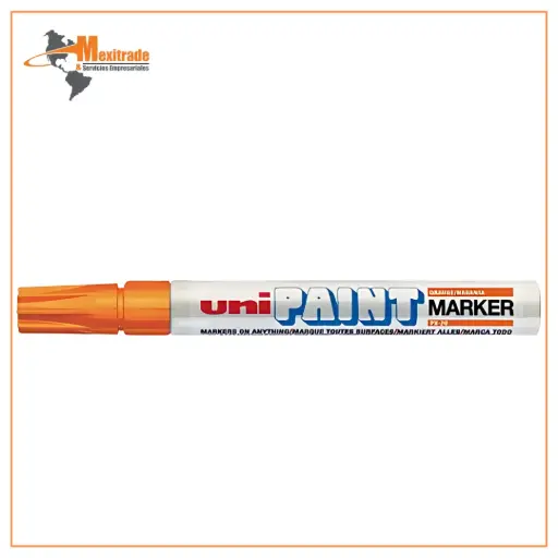 [Z01-PX20CN] Marcador "PX-20" Color Naranja UNIPAINT 