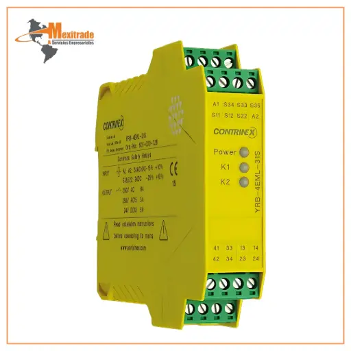 [YRB-4EML-31S] Relevador Relé De Seguridad Contrinex Yrb-4eml-31s Riel Din