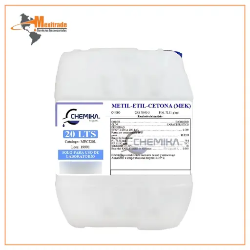 [MEC120L] Mek Metil Etil Cetona De 20 Lts