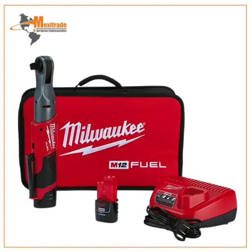[2558-22] Trinquete inalámbrica 1/2" M12™ Fuel™ Kit