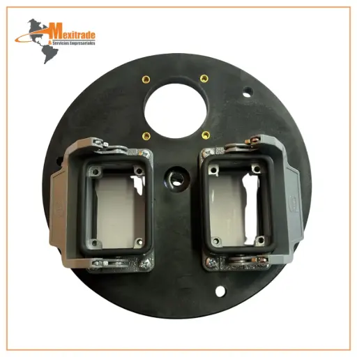 [108-10] Printed Circuit Board Baseplate For Metal Connectors  on Legacy MCLs ( Baseplate Only With Latches )