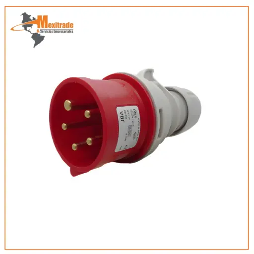 [S51S40] Clavija Industrial de Conexión – 16 A, 440–460 V (3P+T, 11h)