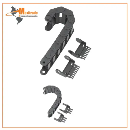 [SZ200F-1-100-28] Cable Carrier Tipo Ranura SZ200F-1-100-28 para Gestión de Cables