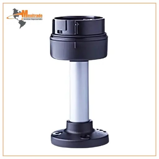 [AU910743900] Base de tubo montada en tubo de aluminio con pie de plástico