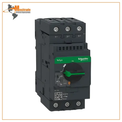 [GV3P73] Interruptor de motor Tesys GV3, 3P, 62-73 A, termomagnético, terminales EverLink