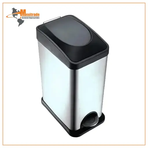 [DUST] Bote de 15 litros en Acero Inoxidable  con Pedal 