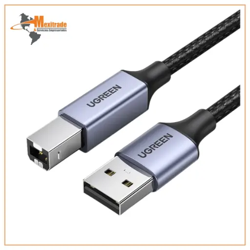 [576121] CABLE USB TIPO A @ TIPO B 1m USB