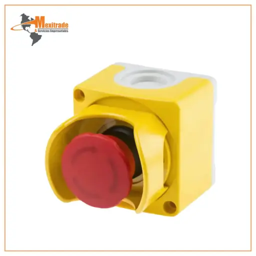 [1SFA619821R2001] Botonera Amarilla Paro Emergencia c/ guarda