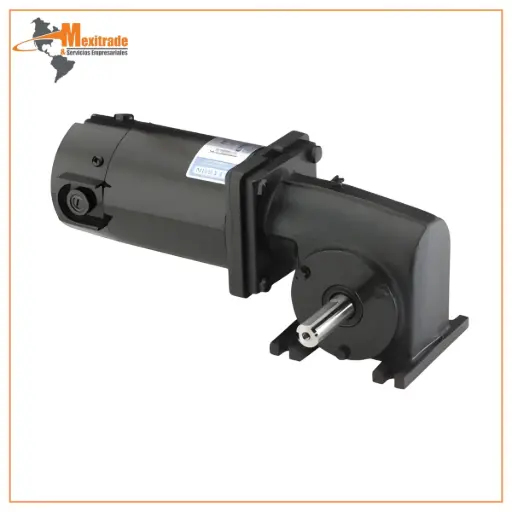 [M1135044.00] Leeson Electric Motorreductor de ángulo recto CC, .25 HP, 90 VCC, 125 RPM