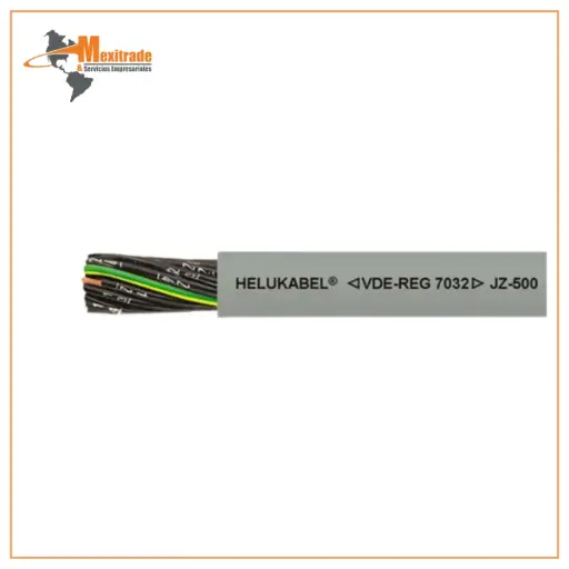 [10161] Cable; JZ-500; 4G4mm2; sin blindaje; 300V,500V; Cu; cuerda; gris