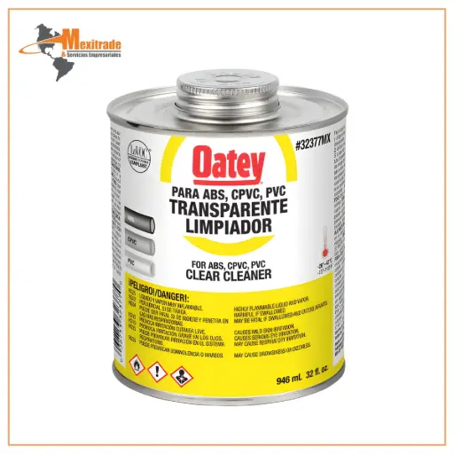 [32376MX] LIMPIADOR TRANSPARENTE PARA PVC