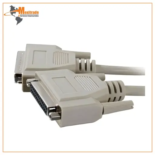 [DB25-M-RS232] Cable de extensión serie con conectores DB25 macho y hembra RS232 