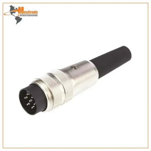 [09-0325-00-07] Conector Circular, Circular Industrial, Serie 680, Macho de Montaje en Cable, 7 Contactos