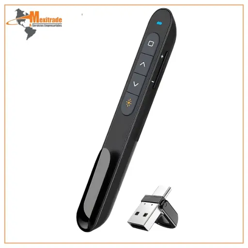 [576271] Presentador Inalámbrico para Diapositivas con Apuntador Compatible con Windows y Mac OS