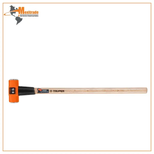 [MD-8M] Marro Octagonal 8 lb – Mango de Madera 36" TRUPER 