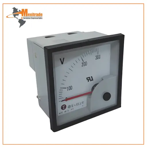 [BE-72 600VCA] Volmetro Análogo de Panel – 72x72mm, 600VAC (Serie BE-72)