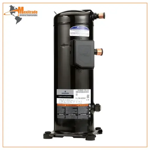 [ZR125KCETF5550] Compresor Copeland Scroll ZR125KC-TF5-550 10 HP R22/R407C 220 V Trifásico Soldable