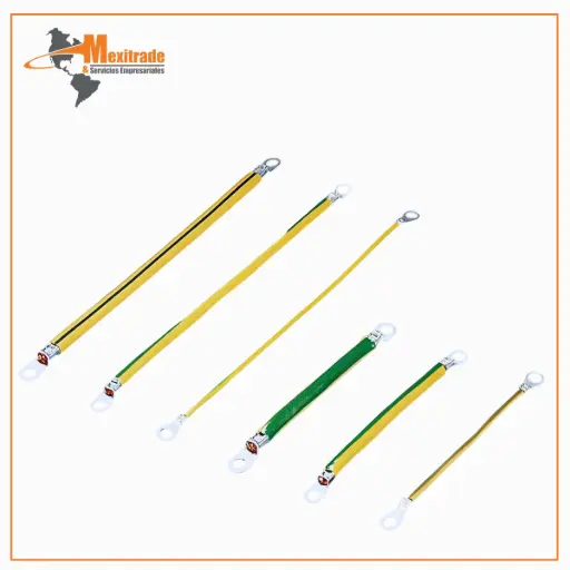 [2565050] Cinta de Toma de Tierra Rittal SZ  L: 350mm, 10mm² - Conexión M6-M6