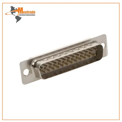 [500-025] Conector DB25 Macho para Soldar 500-025 Plug Sub-D 25 Pines
