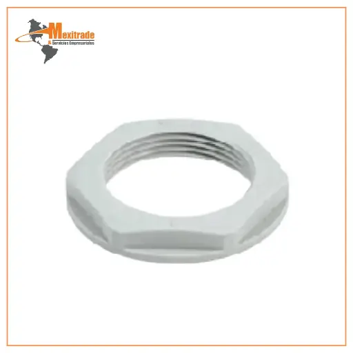 [510-77570] Contratuerca Glándula M32 Plástico Gris Prensaestopa SKM M32-K GR 