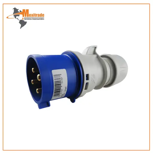 [S42S20] S42S20 Clavija conector glándula 32 Amp. 220- 250V 3P+T,9h