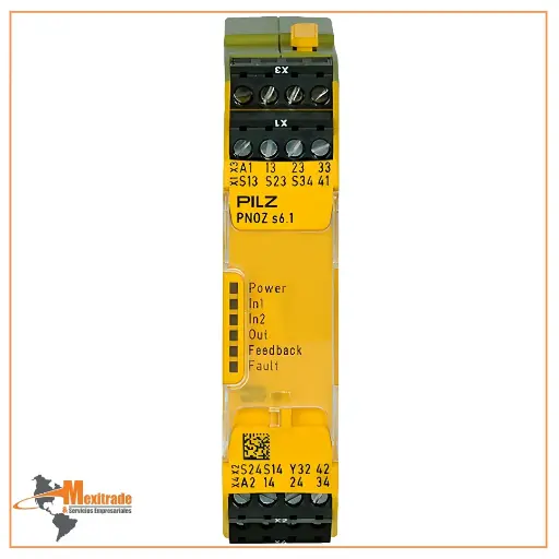 [750156] PNOZ s6.1 48-240VACDC 3 n/o 1 n/c