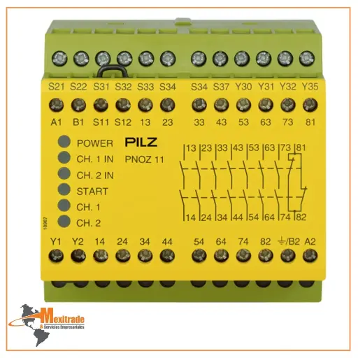 [774086] PNOZ 11 230-240VAC 24VDC 7n/o 1n/c