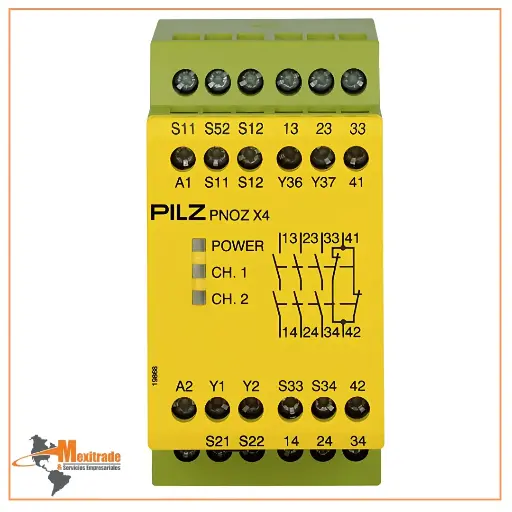 [774730] PNOZ X4 24VDC 3n/o 1n/c