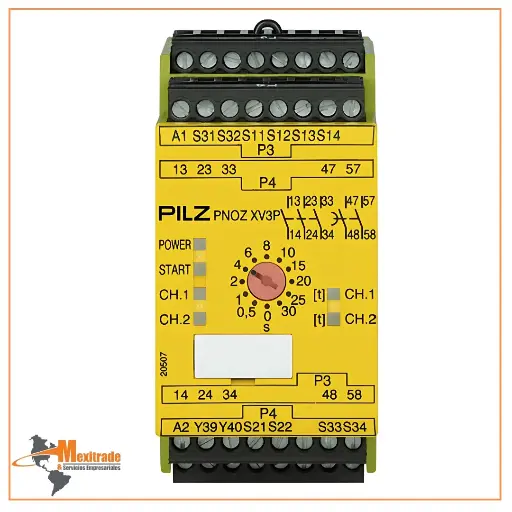 [777510] PNOZ XV3P 30/24 VDC 3n/o 2n/o t