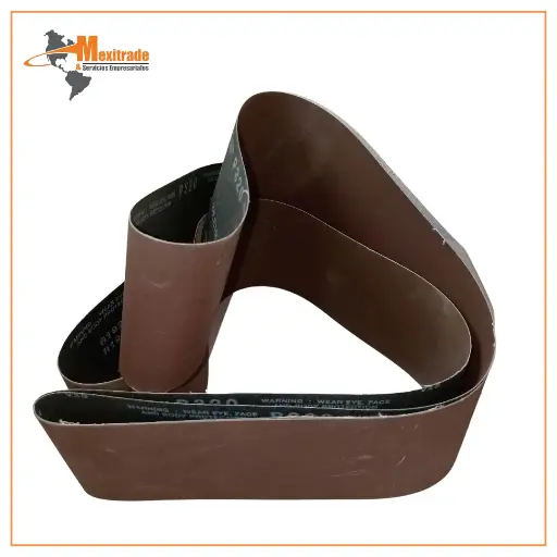 [320-0068] Bandas de Lija 4" x 36" grano 120 para PUL 4x6