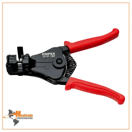 [12 21 180 SB] Knipex 12 21 180 SB – Alicates pelacables automático profesional de 180 mm