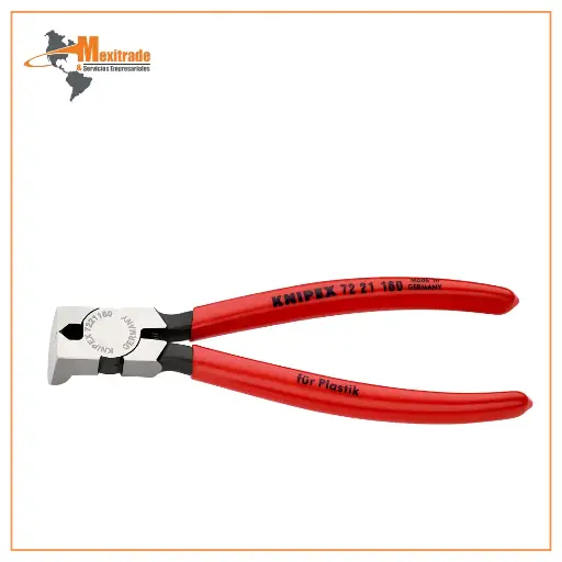 [72 21 160] Pinza de corte diagonal profesional con recubrimiento plástico para mayor seguridad
