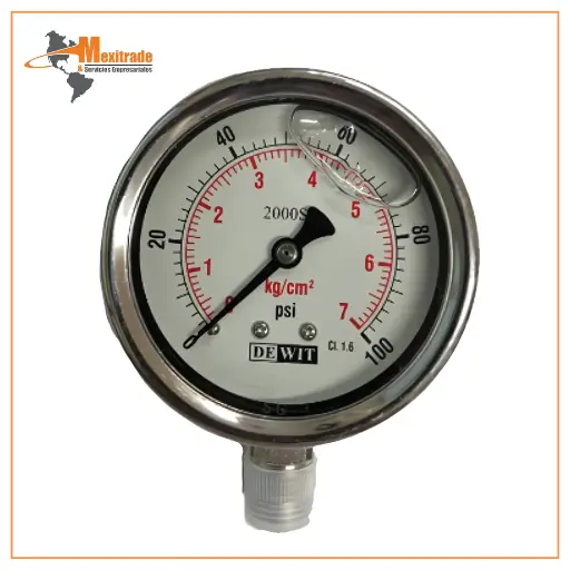[730-0043] Manómetro DEWIT 2000SSV/63/7