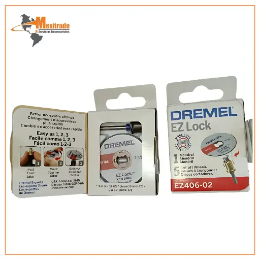 [220-1864] Juego de Corte EZ Lock 406 con Mandril 