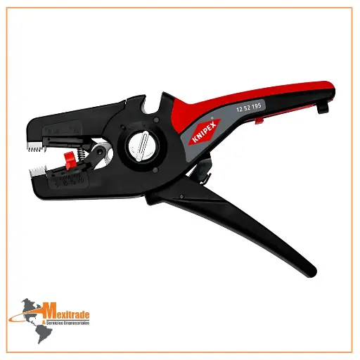 [12 52 195] PreciStrip16® 12 52 195 – Pinza peladora automática de cables 190 mm, fácil y rápida