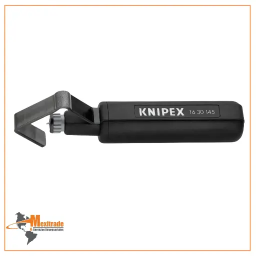 [16 30 145 SB] KNIPEX 16 30 145 SB – Pelacables robusto con carcasa plástica resistente a impactos, 150 mm