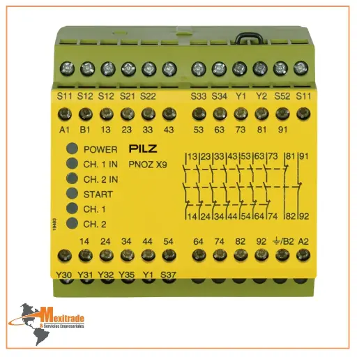 [774609] PNOZ X9 24VAC 24VDC 7n/ o 2 n/c 2so