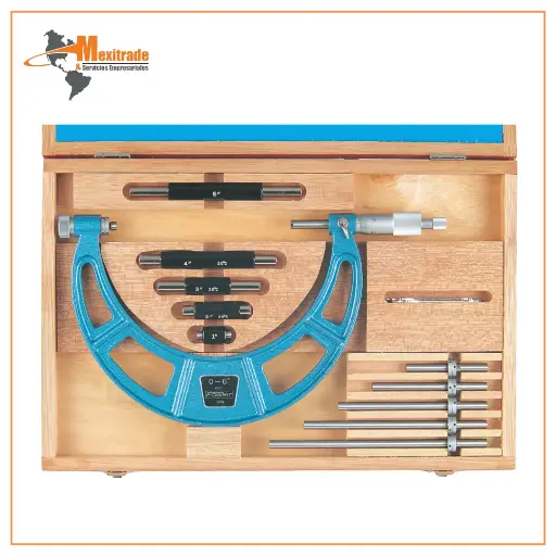 [104-137] Micrómetro de exteriores analógicos 0-6"