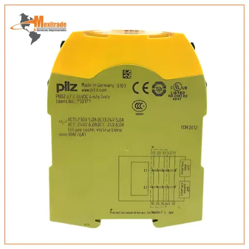 [750177] PNOZ s7.2 24VDC 4 n/o 1 n/c expand